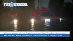 VOA60 Africa - Ghana: Heavy rain causes flash flooding in Accra