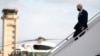 U.S. President Joe Biden disembarks from Air Force One on his arrival at Yokota Air Base, in Fussa, on the outskirt of Tokyo, Japan, May 22, 2022.