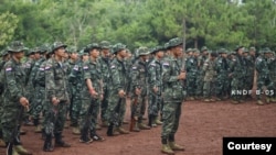  စစ်အာဏာသိမ်းပြီးနောက် ဖွဲ့စည်းခဲ့တဲ့ ကရင်နီအမျိုးသားများ ကာကွယ်ရေးတပ် (KNDF) KNDF တနှစ်ပြည့်အထိမ်းအမှတ် (ဓာတ်ပုံ-Karenni Nationalities Defense Force B - 05)