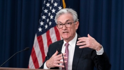 ARCHIVO - El presidente de la Junta de la Reserva Federal, Jerome Powell, habla durante una conferencia de prensa en la Reserva Federal, el 4 de mayo de 2022 en Washington.