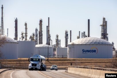 Kilang Suncor Energy di Sarnia, Ontario, Kanada, 20 Maret 2021. (Foto: Reuters)