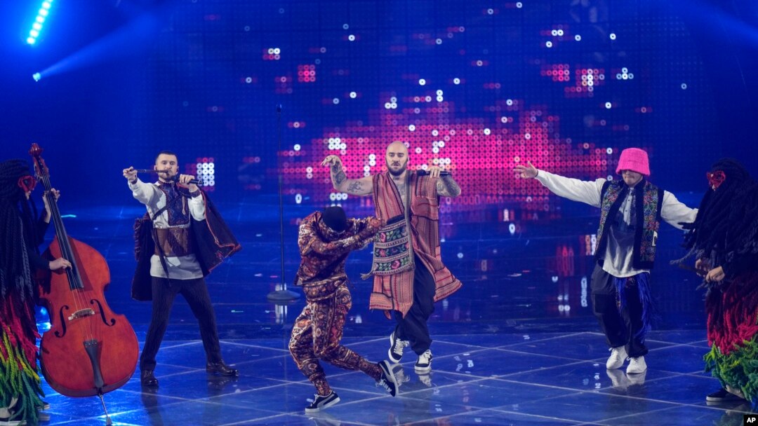 Ban nhạc có tên gọi Kalush Orchestra của Ukraine.