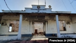 Edifício do governo do distrito de Mocímboa da Praia, Cabo Delgado, Moçambique