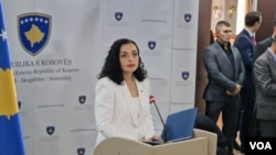 Predsednica Kosova Vjosa Osmani (Foto: VOA)