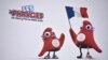 This photograph taken Nov. 14, 2022, shows the newly unveiled Paris 2024 Olympic and Paralympic mascots during their official presentation in Saint-Denis, north of Paris.