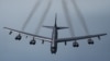 미군 전략폭격기 B-52H, 일본 전투기와 연합공중훈련…“억지력 강화 목적”