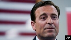 FILE - Republican Nevada Senate candidate Adam Laxalt speaks at a news conference on Aug. 4, 2022, in Las Vegas. If Laxalt wins his race, the Georgia Senate runoff next month would determine which party has the single-vote Senate edge.