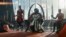 Foto sa a ke konpayi sinema Marvel Studios pataje ak lapres montre akte yo nan yon sen film "Black Panther: Wakanda Forever". 
