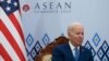 U.S. President Joe Biden listens during a meeting with Cambodian Prime Minister Hun Sen, not pictured, during the Association of Southeast Asian Nations (ASEAN) summit, in Phnom Penh, Cambodia, Nov. 12, 2022.