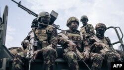 Les premiers soldats kényans sont arrivés samedi à Goma dans le cadre d'une force régionale.