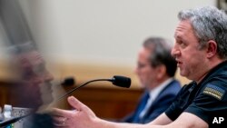 FILE - Ukraine's Prosecutor General Andriy Kostin testifies before a House Foreign Affairs hearing on Russian war atrocities in Ukraine, on Capitol Hill in Washington, Sept. 21, 2022.