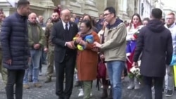 乌克兰军方为阵亡台湾志愿兵举行葬礼