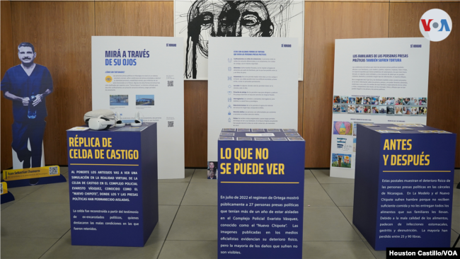 La exposición de "Sé Humano", que visibiliza la situación de los presos políticos en Nicaragua se llevará a cabo durante una semana en la Asamblea Legislativa de Costa Rica.
