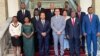 Governo de São Tomé e Príncipe com o Presidente da República (cen), São Tomé e Príncipe, 14 Novembro 2022