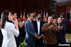 Presiden Jokowi dalam acara Pemberian Anugerah Global Citizen Award di Bali, 14 November 2022. (COURTESY PHOTO. SETPRES RI)