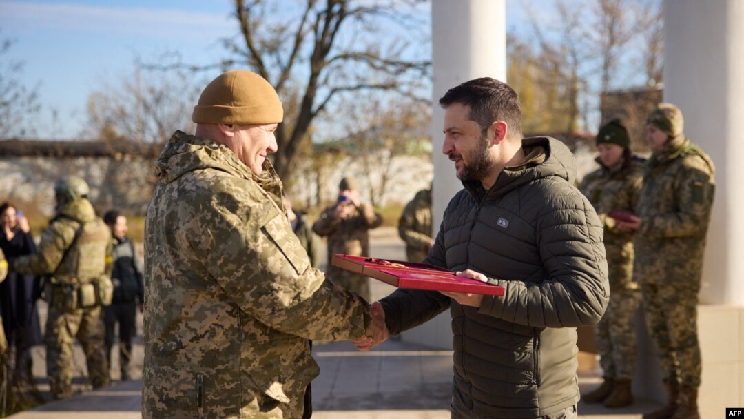 Украинскиот претседател ги предупреди граѓаните дека ситуацијата во регионот Херсон и натаму е многу опасна, особено поради оставени мини 