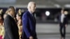 US President Joe Biden walks during his arrival for the G20 Summit at Ngurah Rai International airport in Bali, Indonesia, Nov. 13, 2022. (Made Nagi/Pool via Reuters)