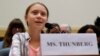 Greta Thunberg habló a legisladores en Washington para exigirles una mayor acción para combatir el cambio climático.