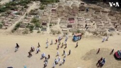 Drone Footage Shows Overcrowded Delhi Cemetery