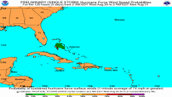 Advertencias de tormenta tropical para Puerto Rico, Islas Vírgenes, e Islas de Sotavento.