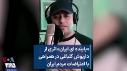 «پاینده ای ایران» اثری از داریوش گلباغی در همراهی با اعتراضات مردم ایران