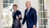 Президенты Джо Байден и Эммануэль Макрон на переговорах в Белом доме, Вашингтон, 1 декабря 2022 года