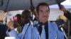 FILE - Former Botswana President Ian Khama delivers a speech to announce his departure from the Botswana Democratic Party, which has ruled since independence in 1966, on May 25, 2019, in Serowe, Botswana.