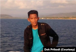 Risno, warga Suku Bajau yang sudah menempuh kuliah di Bau Bau. (Foto: Dok Pribadi)