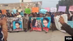 ډېره اسماعيل خان کې د کوز جنوبي وزیرستان د احتجاجي ناستې په ملاتړ احتجاج
