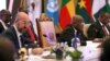Le président ghanéen Nana Akufo-Addo, Sept Etats d'Afrique de l'Ouest ont entamé mardi une réunion avec plusieurs dirigeants européens en vue d'accroître leur coopération dans la lutte contre la propagation des violences jihadistes du Sahel