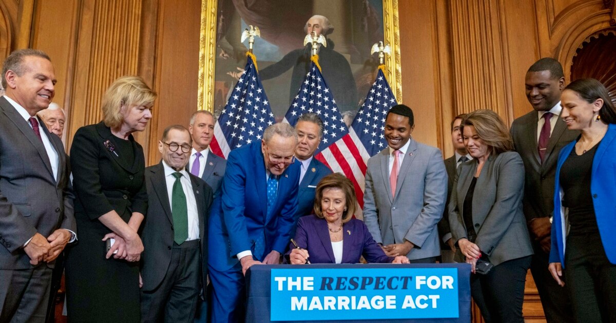 US House Gives Final Approval on Bill to Protect Same-Sex, Interracial ...