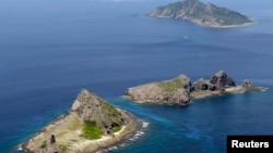 日本所称尖阁诸岛 （中国称钓鱼岛）。（路透社照片）
