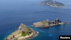 日本所稱尖閣諸島（中國稱為釣魚島）。（路透社照片）