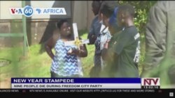 Muri Uganda imiryango n’incuti bunamiye abantu 10 baguye mu ruvunganzoka