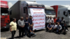اعتصاب شماری از کامیون‌داران در نقاط مختلف ایران