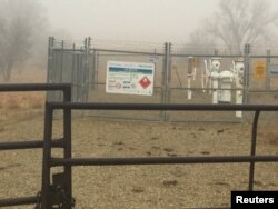 A view of the site where the Keystone pipeline crosses U.S. Route 36 just east of Washington, Kansas, Dec. 8, 2022, is seen in this image taken from social media. (Fred Knapp/Nebraska Public Media News via Reuters)