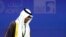 FILE - Saudi Arabia's Energy Minister Prince Abdulaziz bin Salman leaves the podium after his speech at the Abu Dhabi International Petroleum Exhibition & Conference in Abu Dhabi, United Arab Emirates, Oct. 31, 2022.