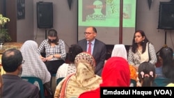 Peter D. Haas, the US envoy in Bangladesh, at a meeting with some families of alleged victims of enforced disappearance, in Dhaka, Bangladesh, Dec. 14, 2022.