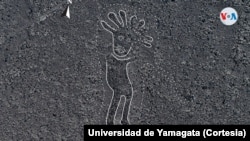 Una investigación de más de 20 años impulsada por un equipo de arqueólogos japoneses dio lugar al descubrimiento de nuevas figuras en las Pampas de Nazca, en Perú. Foto: Cortesía Universidad de Yamagata.