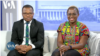 Dr. Tunde Oyebamiji, COO of Healthbotics and Ore Alemede, CEO of GrowAgric, appear on VOA's Africa 54 program in Washington, Dec. 15, 2022.