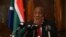 FILE - South Africa's President Cyril Ramaphosa speaks during a press conference in central London, Nov. 24, 2022.