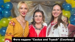 Засновниці Cactus and Tryzub Олі Невінська, Ірина Емрайн та Ольга Заскальна