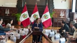 CIDH se reúne con presidenta de Perú en plena la crisis social