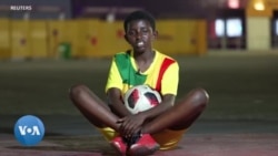 Portrait d'un jeune Ethiopien passionné de football