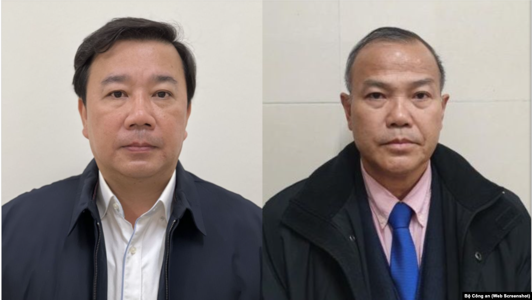 Phó Chủ tịch UBND TP. Hà Nội Chử Xuân Dũng (trái) và Nguyên Đại sứ Việt Nam tại Nhật Bản Vũ Hồng Nam. 