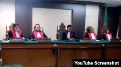 Majelis hakim Pengadilan HAM Makassar meyakini kasus pelanggaran HAM berat Paniai memang terjadi, namun menilai Mayor Inf (Purn) Isak Sattu bukan pelakunya. foto screenshot