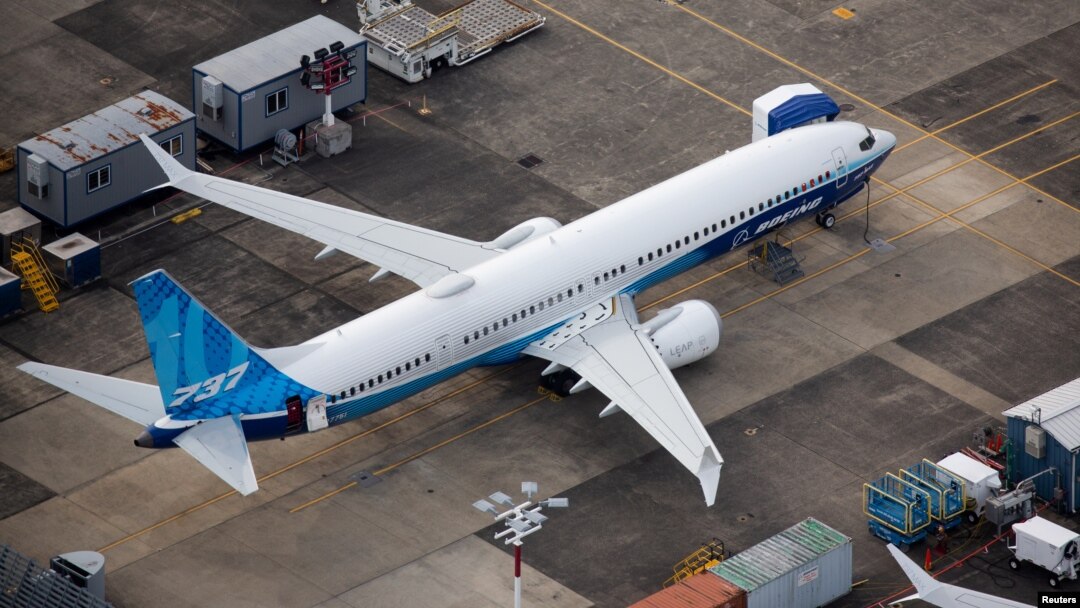 FILE — A Boeing 737 MAX 10 airplane sits at King County International Airport-Boeing Field in Seattle, Washington, June 1, 2022. Boeing is set to deliver a 737 MAX to a Chinese airline on Wednesday, flight data shows.