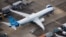 FILE - An aerial view of a Boeing 737 MAX 10 airplane parked at King County International Airport-Boeing Field in Seattle, Washington, U.S, June 1, 2022. 
