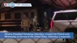 VOA60 World- Ukrainian President Volodymyr Zelenskyy travels to U.S. in first trip outside Ukraine since Russian invasion