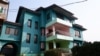 The two structure house located in Bul-bul Bagh, a residential colony, in Barzulla neighborhood of Srinagar city in the Indian side of Kashmir made headlines after District Magistrate ordered to seal it. (Wasim Nabi/VOA) 